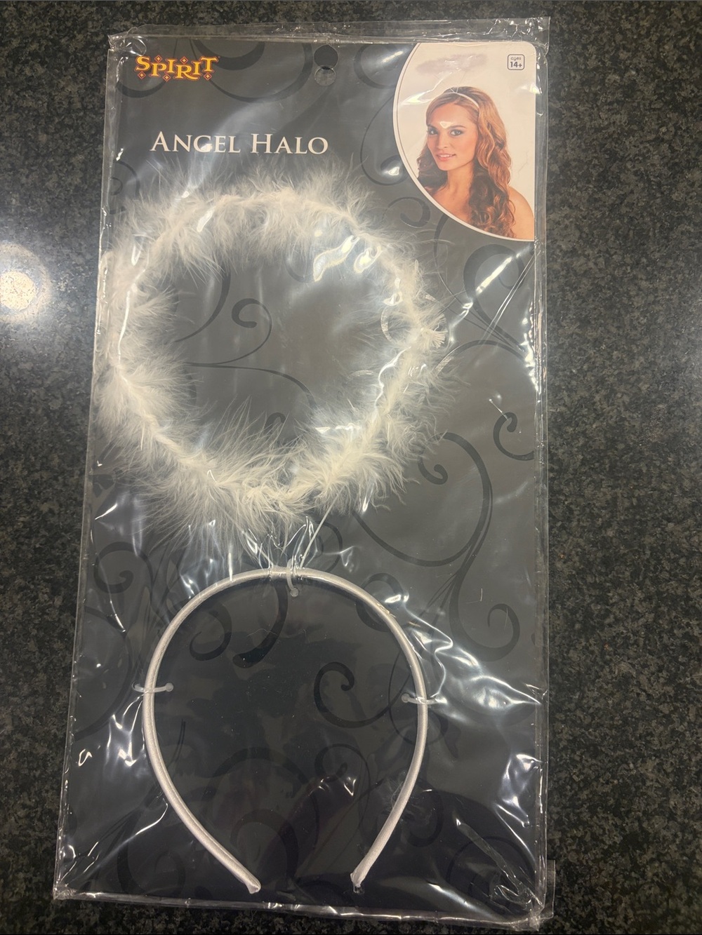 Spirit White Feather Angel Halo Headpiece